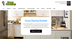 Desktop Screenshot of greencleaningdfw.com